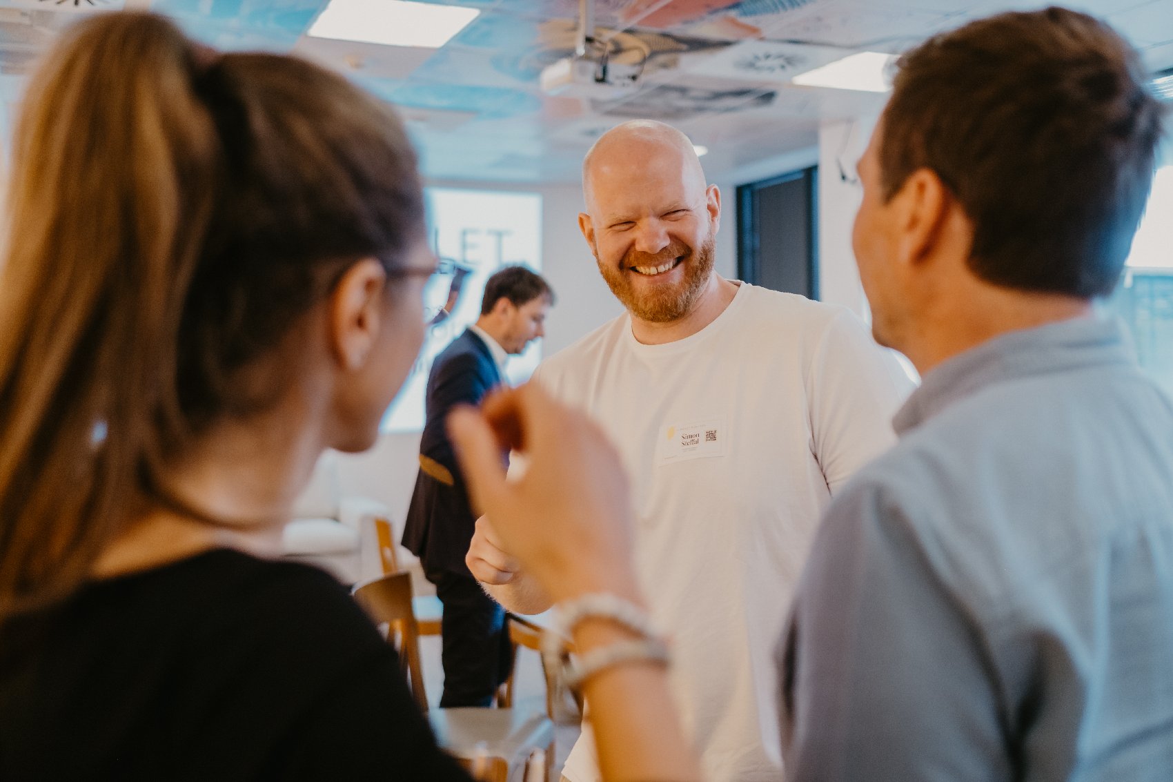 Kreativní firemní fotografie Mindset Mentors pro LinkedIn, web a marketingové materiály